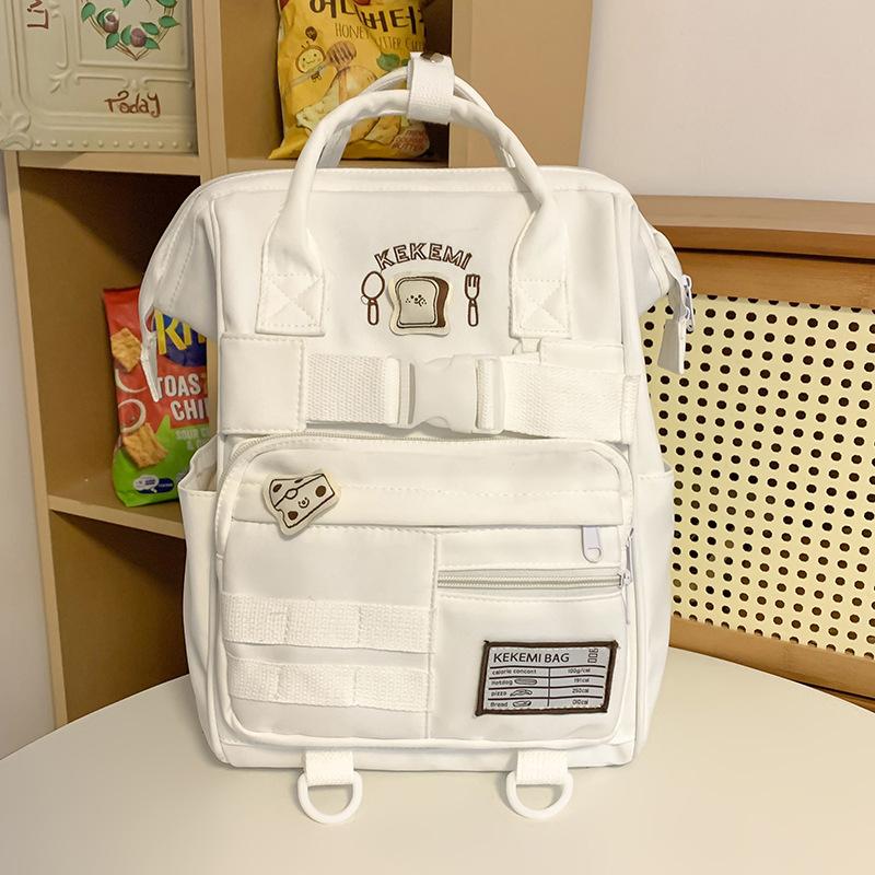 Школьный рюкзак Детский для начальной школы Девочка Средняя школа Буквы Старшая школа Студент Колледжа Сумка