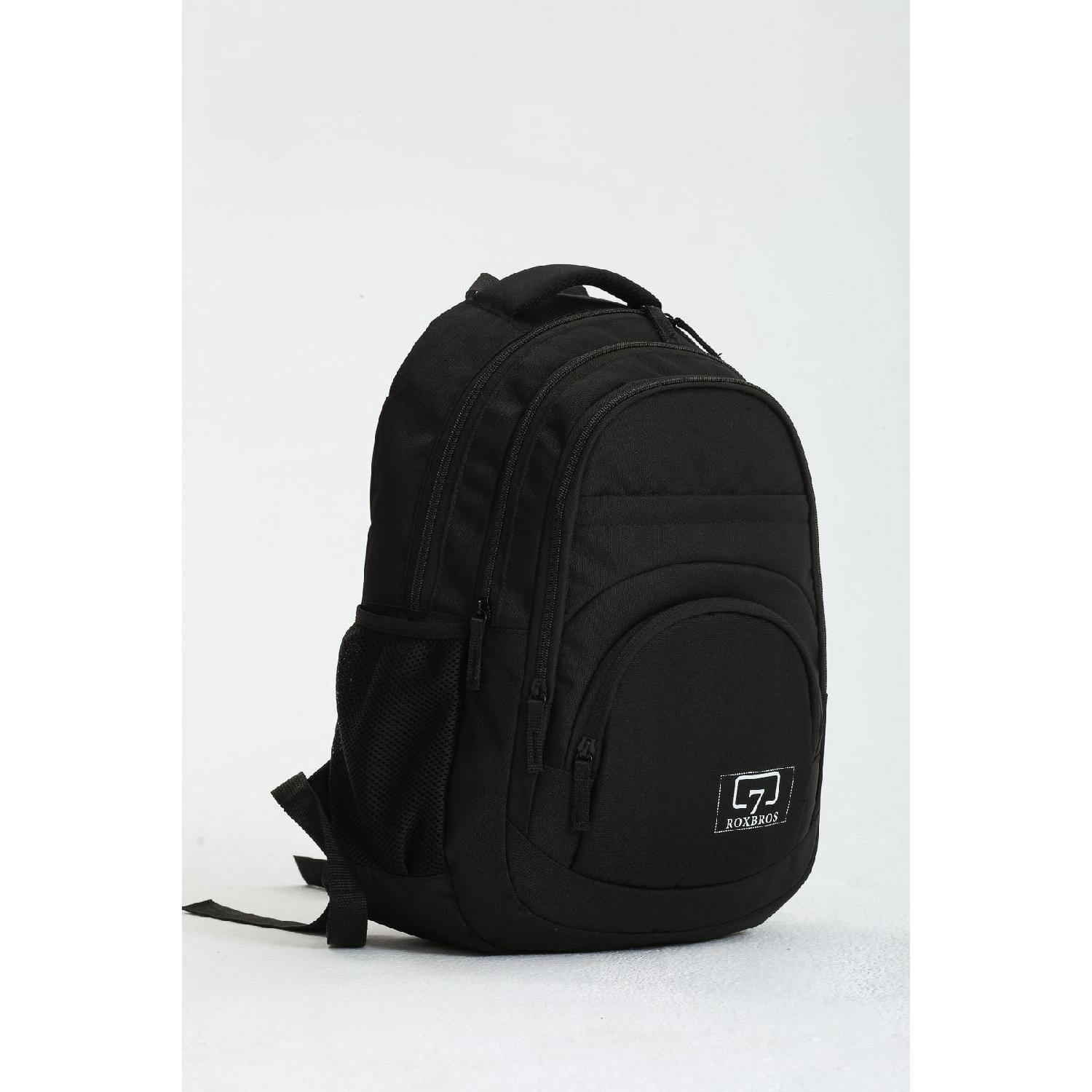 Школьный рюкзак Сумка для ноутбука 15 футов с отделением для девочек и мальчиков Черный Начальная школа - Средняя школа - Старшая школа