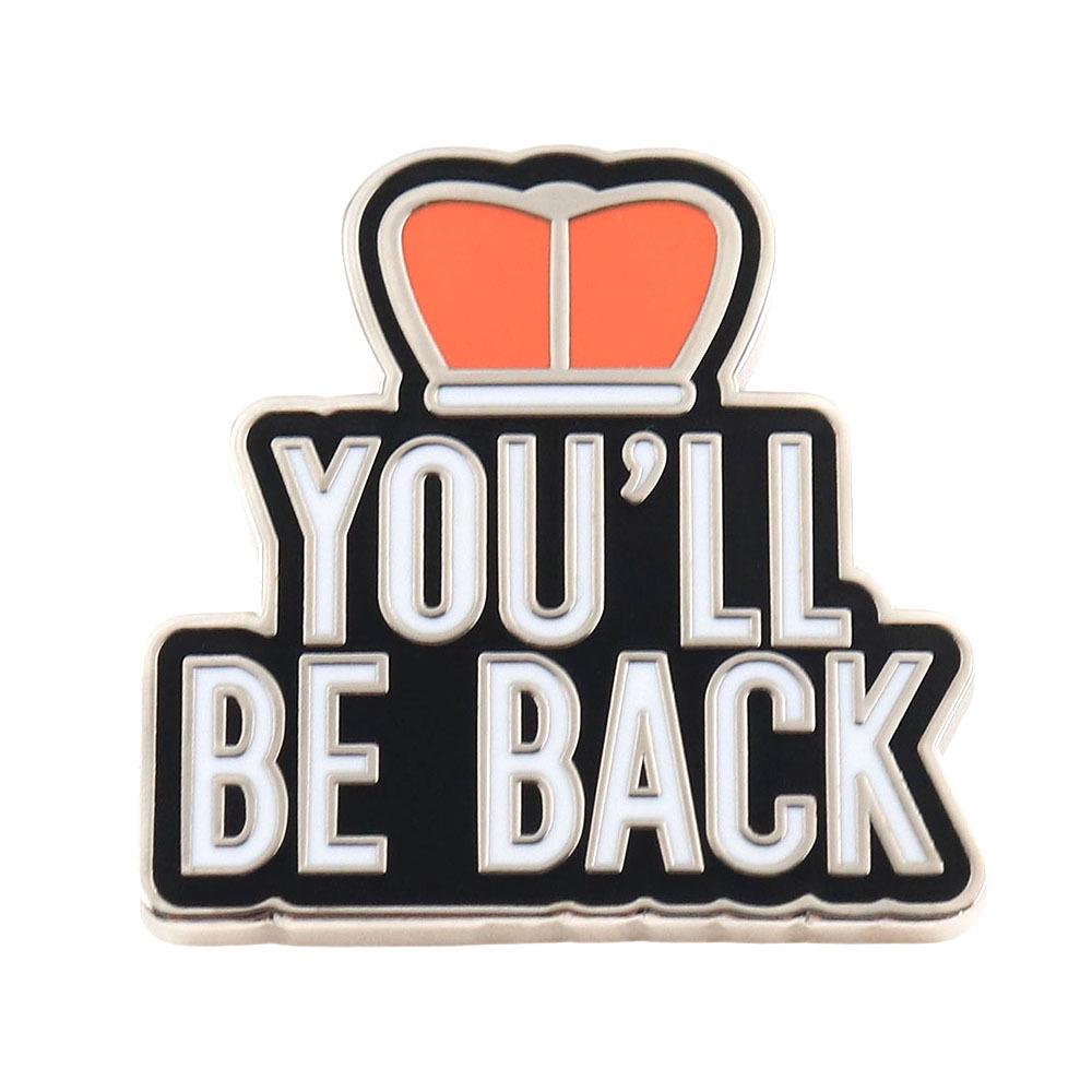 Король Георг Гамильтон Мюзикл Эмалевый значок-корона оранжевый