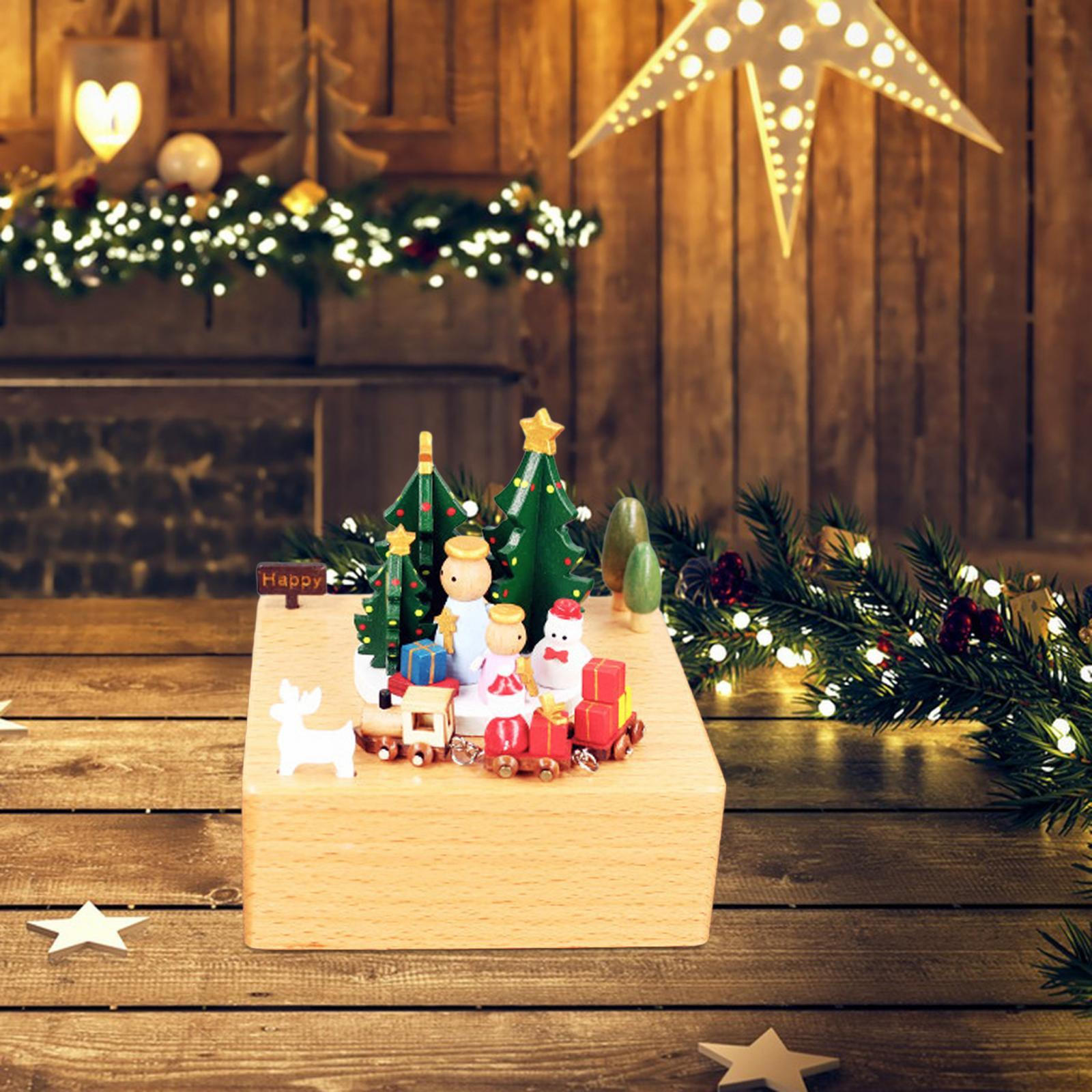 Рождественская музыкальная шкатулка, тематический мюзикл для украшения рабочего стола