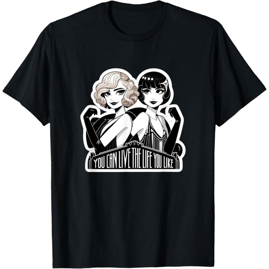 Чикаго Мотивационный Живи Жизнью Мюзикл Мюзиклы Футболка XXXXXL чёрный